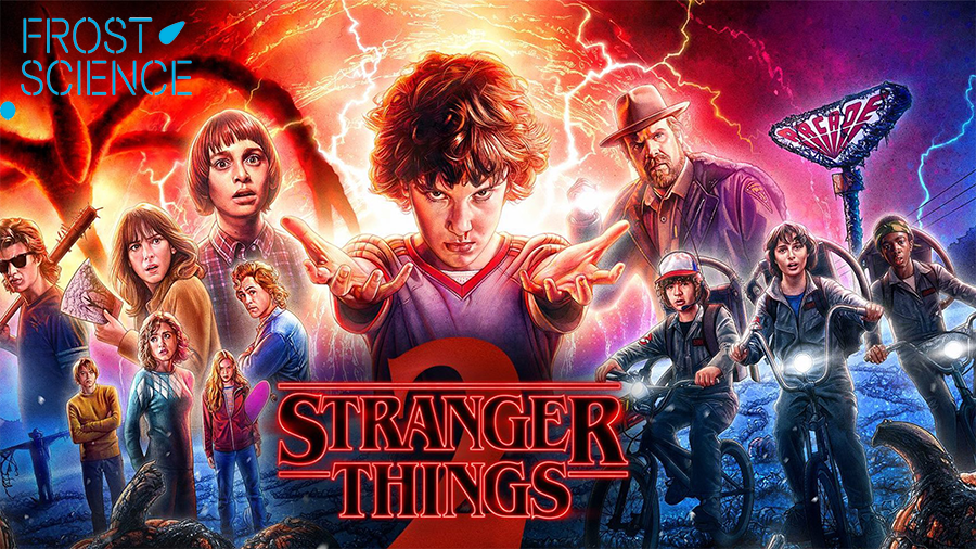 Stranger Things Frost Science Museum Laser Show image copyright Netflix